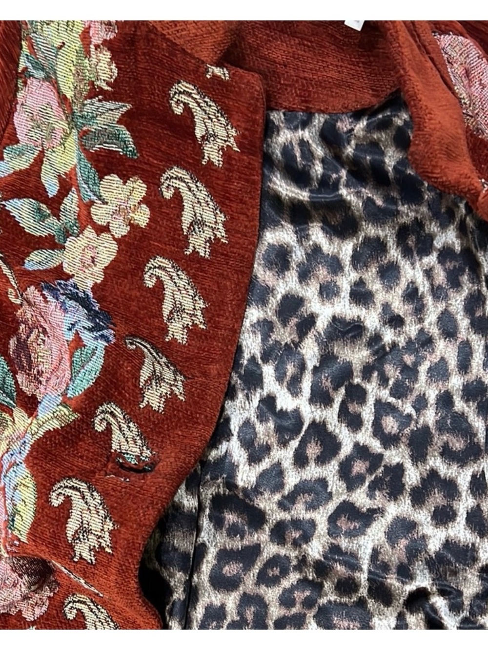Soft Surroundings Embroidered Floral Coat - Picture 11 of 15